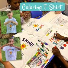 What's nice about this kids coloring shirt is that you can color it using washable markers and every time you launder it, it's a. Craft Project Coloring T Shirts Ministry To Children