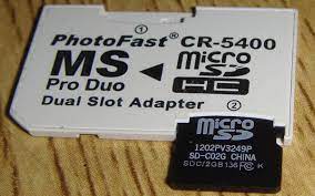 Memory stick is a removable flash memory card format, originally launched by sony in late 1998. File Micro Sd Memory Stick Pro Duo Adaptor Jpg Wikimedia Commons