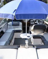 I am looking for some advice or layouts to build a pvc umbrella holder to attach to a high back boat seat or to the seat pedestal. Fishing Boat Umbrella Archives Aughog Products Beach Umbrella Sand Anchors Sandbar Anchors And More