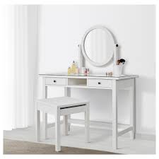hemnes frisiertisch mit spiegel weiss gebeizt 110x45 cm ikea deutschland hemnes frisiertisch schminktisch spiegel frisiertisch