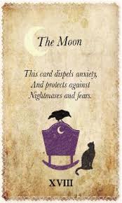 White Magic Tarot Spell Cards Xviii The Moon Tarot Learning Tarot Tarot Cards