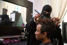 What percent of the american population is a redhead? At East Falls Salon Muslim Women Relax Uncover In Comfort