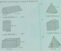 Check spelling or type a new query. Tentukan Volume Bangun Ruang Dibawah Ini Tolong Jawab 1 5bukan Luas Brainly Co Id