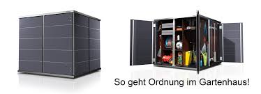Kleines Gartenhaus Modern Und Wetterfest Die Flexible Struktur Bringt Ordnung Auch In Kleine Garten Durch Komplette Raumaus Gartenhaus Gartenhaus Modern Haus