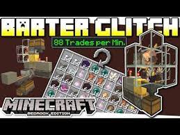 Minecraft Bedrock Piglin Barter Glitch 5242 Trades P Hr Auto Tutorial Xbox Ps4 Window Switch Youtube Minecraft Construction Minecraft Glitch