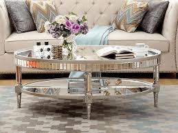 Antique brass medium square glass coffee table with shelf Shantel Mirrored French Oval Coffee Table Mirrored Luxury Furniture Home Living Furniture Tables Sets On Carousell
