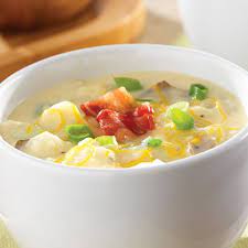 Loaded Baked Potato Chowder Recipe Potato Chowder Pampered Chef Deep Covered Baker