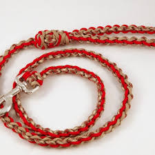 The basic leash is made in the following steps: Best Hand Braided Paracord Dog Leash For Sale In Highlands Ranch Colorado For 2021
