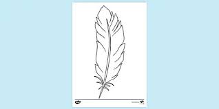Welcome to free coloring daily! Free Feather Colouring Page Colouring Sheets