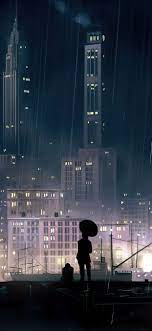 1920x1080 perfect pictures anime blue starry sky beautiful night. 1242x2688 Anime Background City Night 4k Iphone Xs Max Hd 4k Wallpapers Images Backgrounds Photos And Pictures