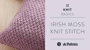 The irish moss stitch has an easy. Knit Skill Tutorial Learn How To Knit The Irish Moss Stitch Youtube