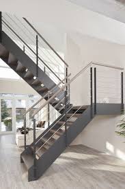Stahltreppe Grau Treppe Haus Stahltreppen Treppe