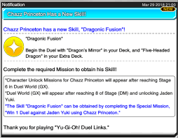 Reach stage 6 in gx world. The Organization Duel Links Chazz S New Skill