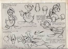 Donald Duck Model Sheet 2 Disney Concept Art Animation Sketches Disney Sketches