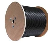 Cat6a Outdoor Direct Burial Shielded Solid Water Block Cable - Black