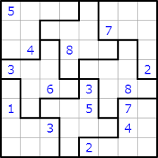 Maybe you would like to learn more about one of these? Chaos Sudoku Jigsaw Irregular Logikratsel Zahlenratsel