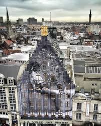 Jr Street Art Wheatpaste La Voix Du Nord Building Lille France 2015 Murals Street Art Street Artists Street Art