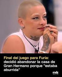 📺 Juliana "Furia" Scaglione decidió este miércoles por la noche abandonar  la casa de Gran Hermano por la puerta giratoria. 🗣️ "Tengo un juego muy  agresivo que no aplica a esta casa",
