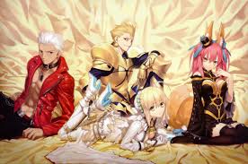 Explore the 54 mobile wallpapers associated with the tag gilgamesh (fate series) and download freely everything you like! Wallpaper Fate Extra Gilgamesh And Hakuno 1279x847 Wallpaper Teahub Io
