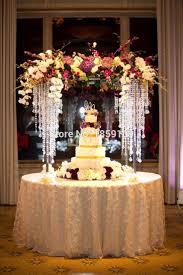 Aliexpress Com Buy 100cm Tall Wedding Table Flower Centerpiece And Flower Stand Decorative Arti Wedding Cake Display Wedding Cake Table Wedding Table Flowers
