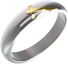 Average customer rating 5.0 out of 5 stars. Classic Cross 14k White Gold Wedding Bands In White Gold And Yellow Gold Wedding Bands For Men Amazon Com