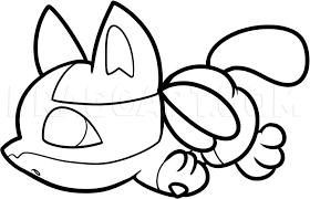 35+ mega lucario coloring pages for printing and coloring. How To Draw Chibi Lucario Coloring Page Trace Drawing