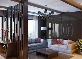 wooden partition designs between living