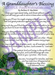 Birthday Wishes For My First Granddaughter A Blessing For My Granddaughter Baby Sister Poems Birthday Prayer Birthday Poems