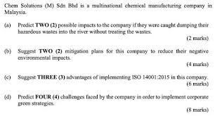 8, jalan bakti 70, taman mutiara rini. Solved Chem Solutions M Sdn Bhd Is A Multinational Chem Chegg Com