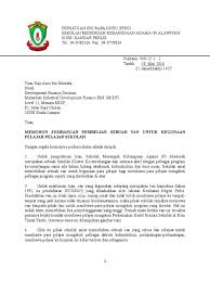 Surat permohonan penundaan pembayaran yang bertanda tangan dibawah ini. Surat Sumbangan Van Tn Hj Azizi