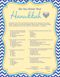 Put your film knowledge to the test and see how many movie trivia questions you can get right (we included the answers). Free Printable Hanukkah Game