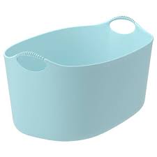 Torkis Flexi Laundry Basket In Outdoor Blue 35 L Ikea Laundry Basket Ikea Laundry Hamper