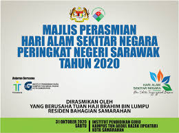 Apabila diumumkan ketibaan para tetamu jemputan. Teks Ucapan Perasmian Residen Majlis Perasmian Sambutan Hari Alam Sekitar Negara Peringkat Negeri Sarawak Tahun 2020 Enviro Knowledge Center