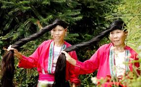 The average hair length for more than 60 yao women is over three feet long. Rice Water For Face Hair Wash Ancient China Beauty Secret Long Hair Styles Beauty Secrets Beauty Skin Care Routine