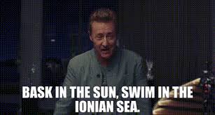 YARN | Bask in the sun, swim in the Ionian Sea. | Glass ...