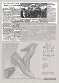 AFTER SCHOOL BUS DEATH, NEW CALL FOR SEAT BELTS