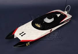 Offshore construction, construction out at sea. Apparition Ii Offshore Brushless Rc Twin Hull W Twin Motor 800 Mm