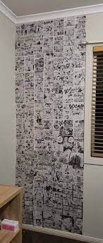 Aesthetic indie/anime room makeover (manga wall, plants + posters). Finished My Manga Wall Last Night Onepiece