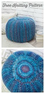 Your fiber journey starts here! Pop Of Color Floor Pouf Free Knitting Pattern
