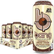 Bang keto coffee energy drink 4 flavor bang energy variety pack, 20g protein, 15oz, (pack of 8) 15 fl oz (pack of 8) 3.8 out of 5 stars 9. Amazon Com Bang Cookies And Cream Keto Coffee Energy Drink 20g Protein Coffee Cookies Cream 15 Fl Oz Pack Of 12 Packaging May Vary Health Household