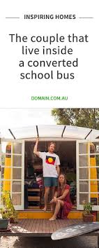 Meet The Couple Living In A School Bus School Bus Couples Living Dream Home Design