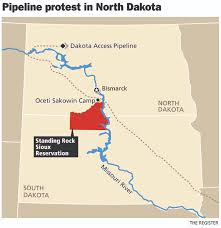 When completed the pipeline will be able to deliver up to 570,000 barrels of crude oil every day. Near Standing Rock Pipeline Protest Meets A Spiritual Movement