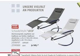 Ausgerüstet mit einem grill, einer esstischgruppe und einem gartenpavillon steht einem kurzweiligen abend nichts mehr im. Schaukelstuhl Leco Angebot Bei Bauhaus
