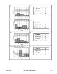 Here S An Activity Where Students Match Graphs To Tables Providing Data On Mean Median And Mode Includes L Teaching Abcs Middle School Math Sixth Grade Math