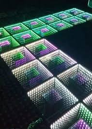 Wedding Party Tempered Glass Panel Colorful 3d Led Dance Floor 3d Portable Rgb Weeding Led Dance Floor 3d In Stage Lighting Led Dance Glass Panels Dance Floor