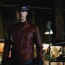 Images For Teddy Sears Shares New Look Of Jay Garrick In Costume On The Flash Leather Jacket The Flash Flash Comic Book