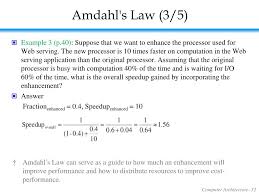 What does amdahl's law mean? Amdahl S Law Example Digitalpictures