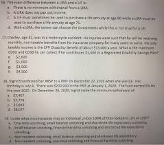 Click to see complete answer. Solved 16 The Main Difference Between A Lira And A Lif Is Chegg Com