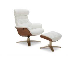 Anselmo Leather Recliner Ottoman Leather Recliner Modern Recliner Chairs Eames Style Lounge Chair