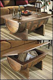 I felt that a wooden table top would have been to pirate. How To Make A Wine Barrel Coffee Table Diy Projects For Everyone Furniture Diy Sofa Diy Sofa Table